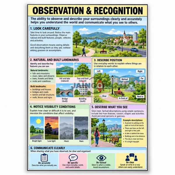 Indication and Recognition of Targets Chart